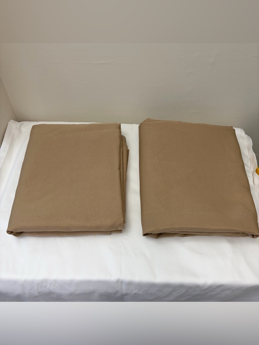 Clásics Indoor Color Tan 2 Curtain Panels  54in X 84in